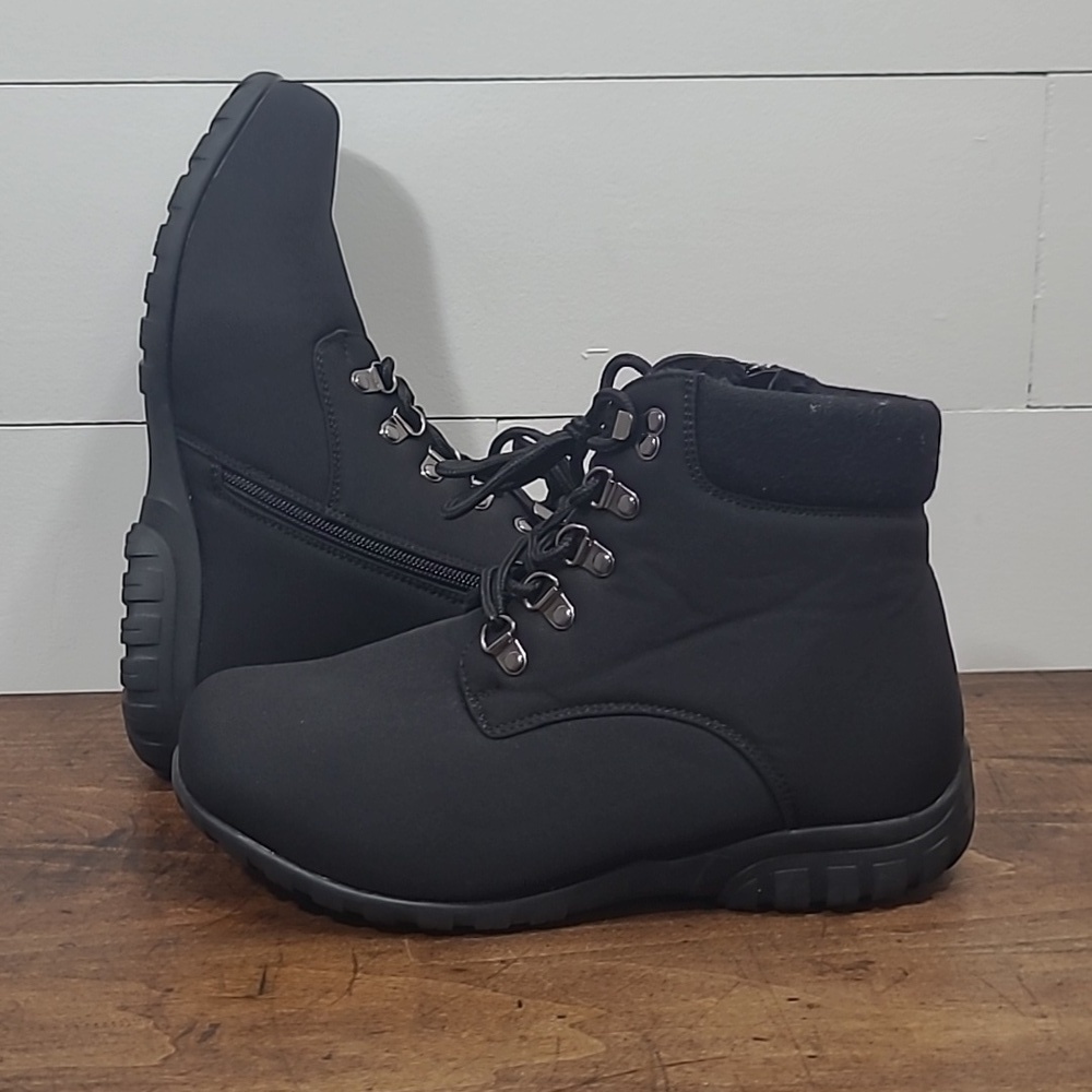 EUC Propet Dani Black Lace Up Ankle Boots Women's sz 8